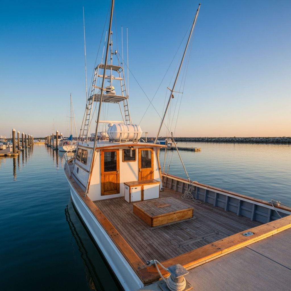 Family on fishing charter boat