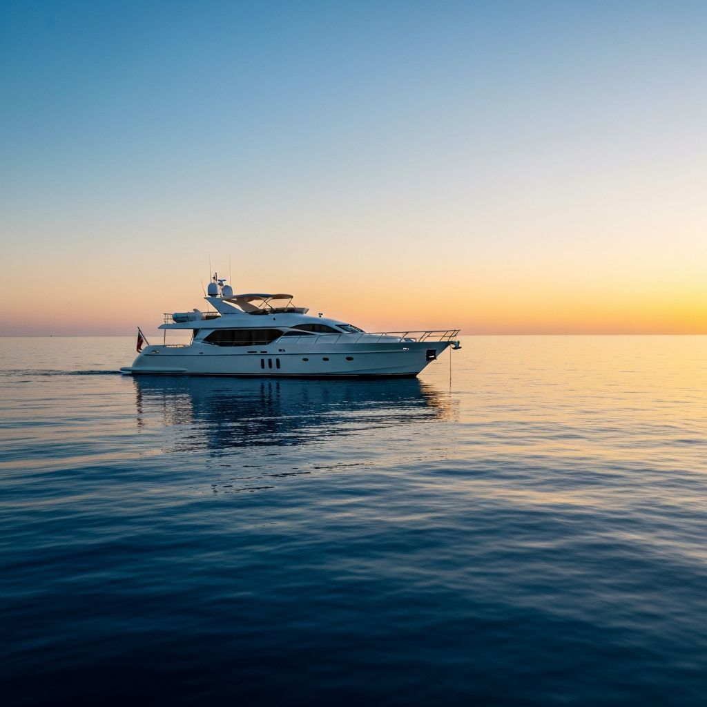 Yacht charter on the water